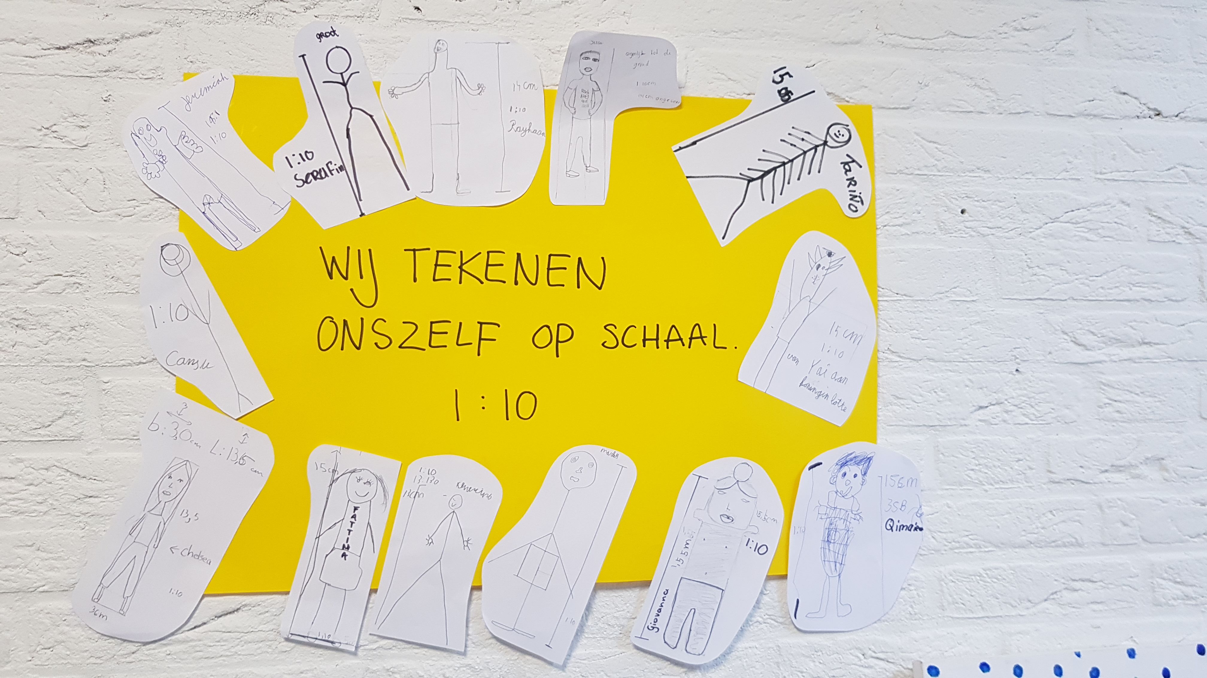 Wij tekenen op schaal.